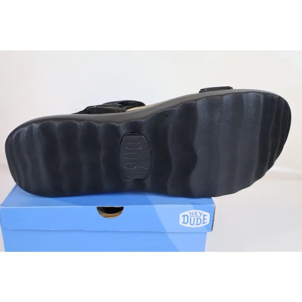 NEW Hey Dude Carson Sandals Sport Mode Men's Black Outdoor Hiking Size 13